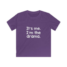 Load image into Gallery viewer, Am I the Drama@ (Kids Softstyle Tee)