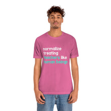 Load image into Gallery viewer, Normalize Treating Teachers Like Humans Tee
