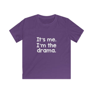 Am I the Drama@ (Kids Softstyle Tee)