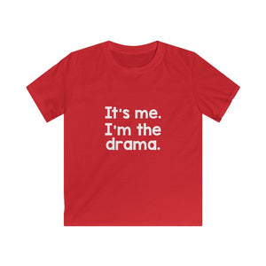 Am I the Drama@ (Kids Softstyle Tee)