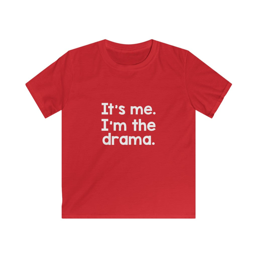 Am I the Drama@ (Kids Softstyle Tee)